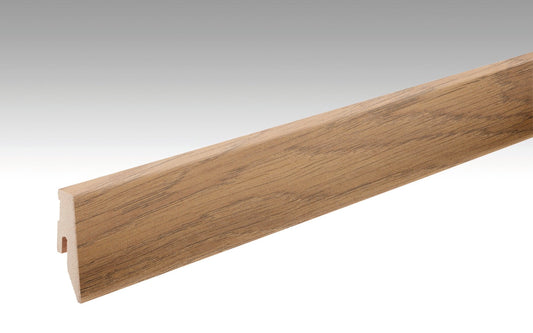 MEISTER | Fußleiste Profil 3 PK | Laminatfolien-ummantelte Profile | Eiche Chianti | 06392