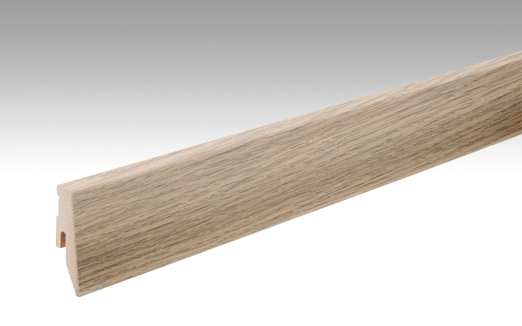 MEISTER | Fußleiste Profil 3 PK | Laminatfolien-ummantelte Profile | Risseiche Terra | 06439