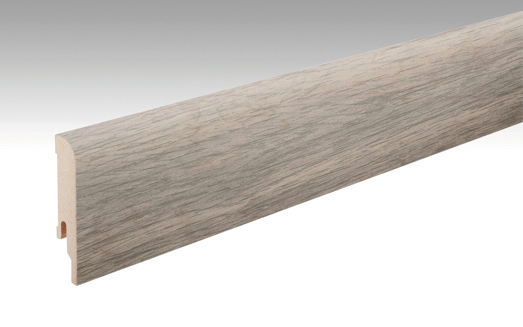 MEISTER | Fußleiste Profil 5 PK | Laminatfolien-ummantelte Profile | Bootshaus Eiche | 06188