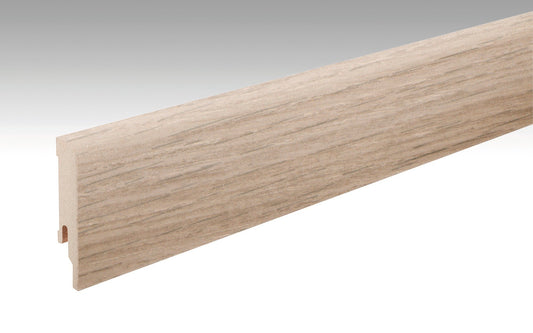 MEISTER | Fußleiste Profil 5 PK | Laminatfolien-ummantelte Profile | Eiche Caledonia | 06421