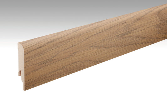 MEISTER | Fußleiste Profil 5 PK | Laminatfolien-ummantelte Profile | Eiche Chianti | 06392