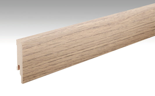 MEISTER | Fußleiste Profil 5 PK | Laminatfolien-ummantelte Profile | Eiche markant pure | 06273