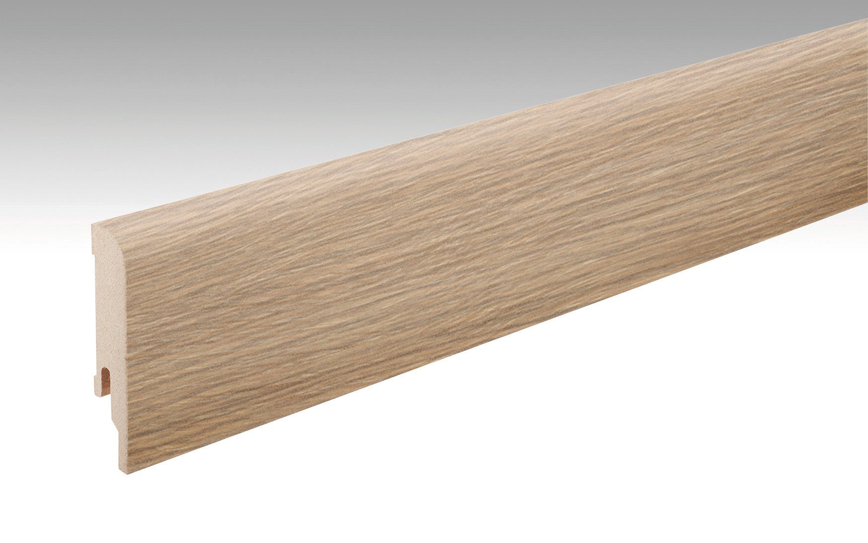 MEISTER | Fußleiste Profil 5 PK | Laminatfolien-ummantelte Profile | Eiche Marrakesch | 06396