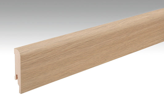 MEISTER | Fußleiste Profil 5 PK | Laminatfolien-ummantelte Profile | Stieleiche natur | 06983