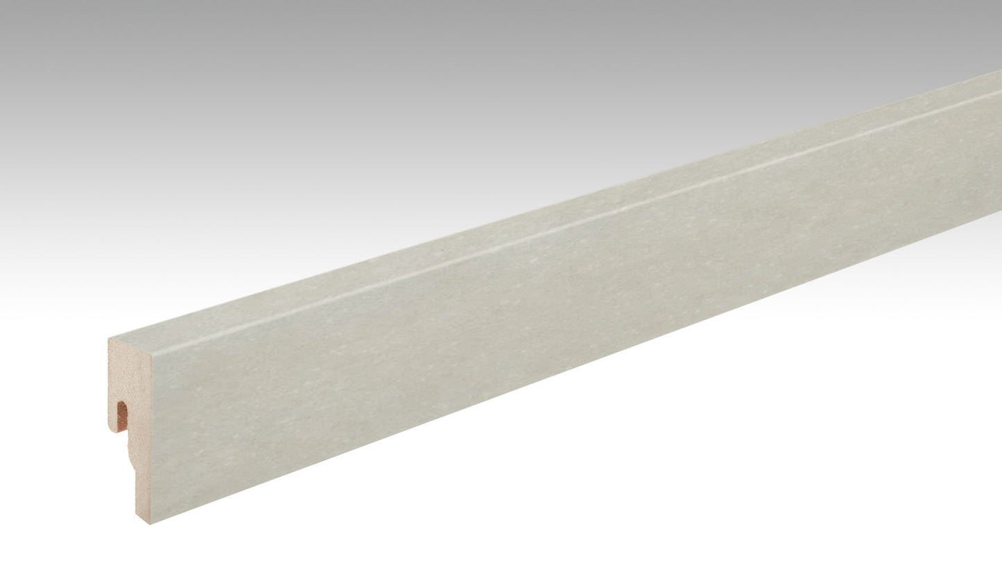 MEISTER | Fußleiste Profil 8 PK | Laminatfolien-ummantelte Profile | Cream Stone | 07439