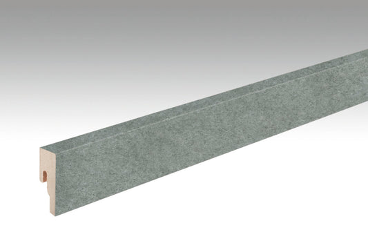MEISTER | Fußleiste Profil 8 PK | Laminatfolien-ummantelte Profile | Moon Grey | 07412