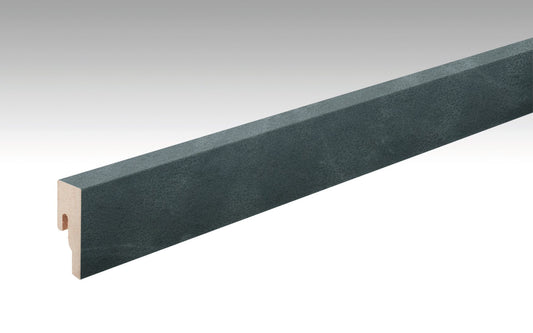 MEISTER | Fußleiste Profil 8 PK | Laminatfolien-ummantelte Profile | Schiefer anthrazit | 06137
