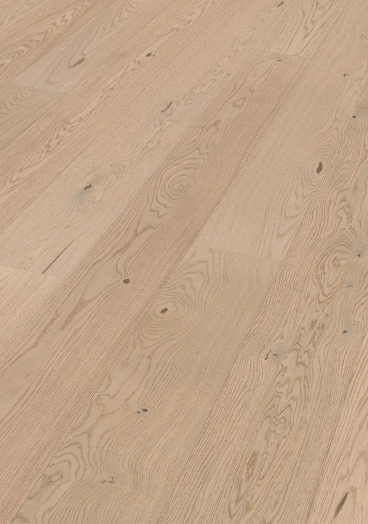 MEISTER | HD 100 | Natureflex | Holzboden | Eiche lebhaft cremeweiß | 20014 | gebürstet | ultramattlackiert