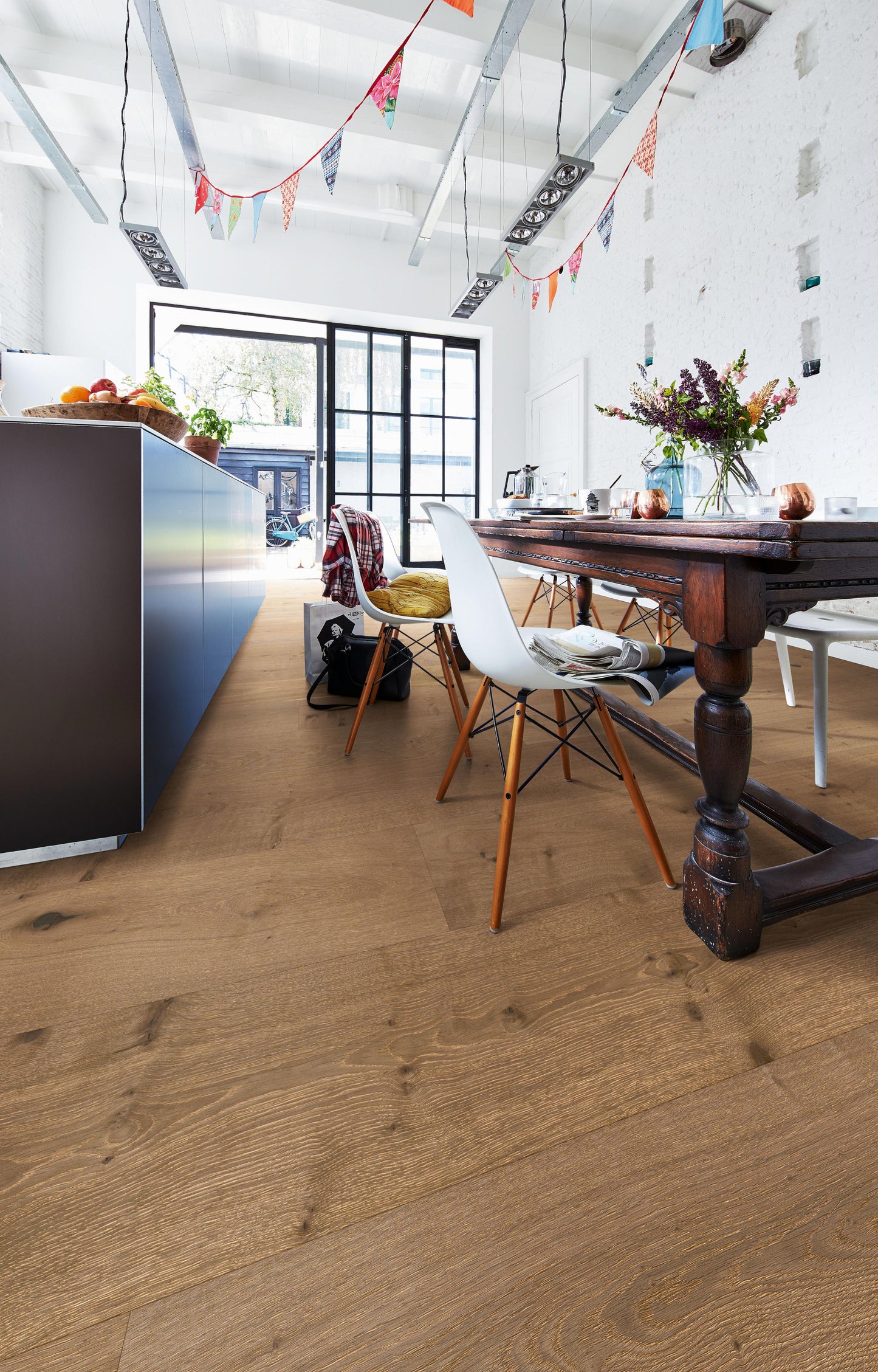 MEISTER | HD 400 | Lindura-Holzboden | Eiche authentic greige | 08905 | gebürstet | naturgeölt