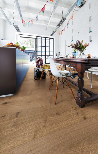 MEISTER | HD 400 | Lindura-Holzboden | Eiche authentic greige | 08905 | gebürstet | naturgeölt