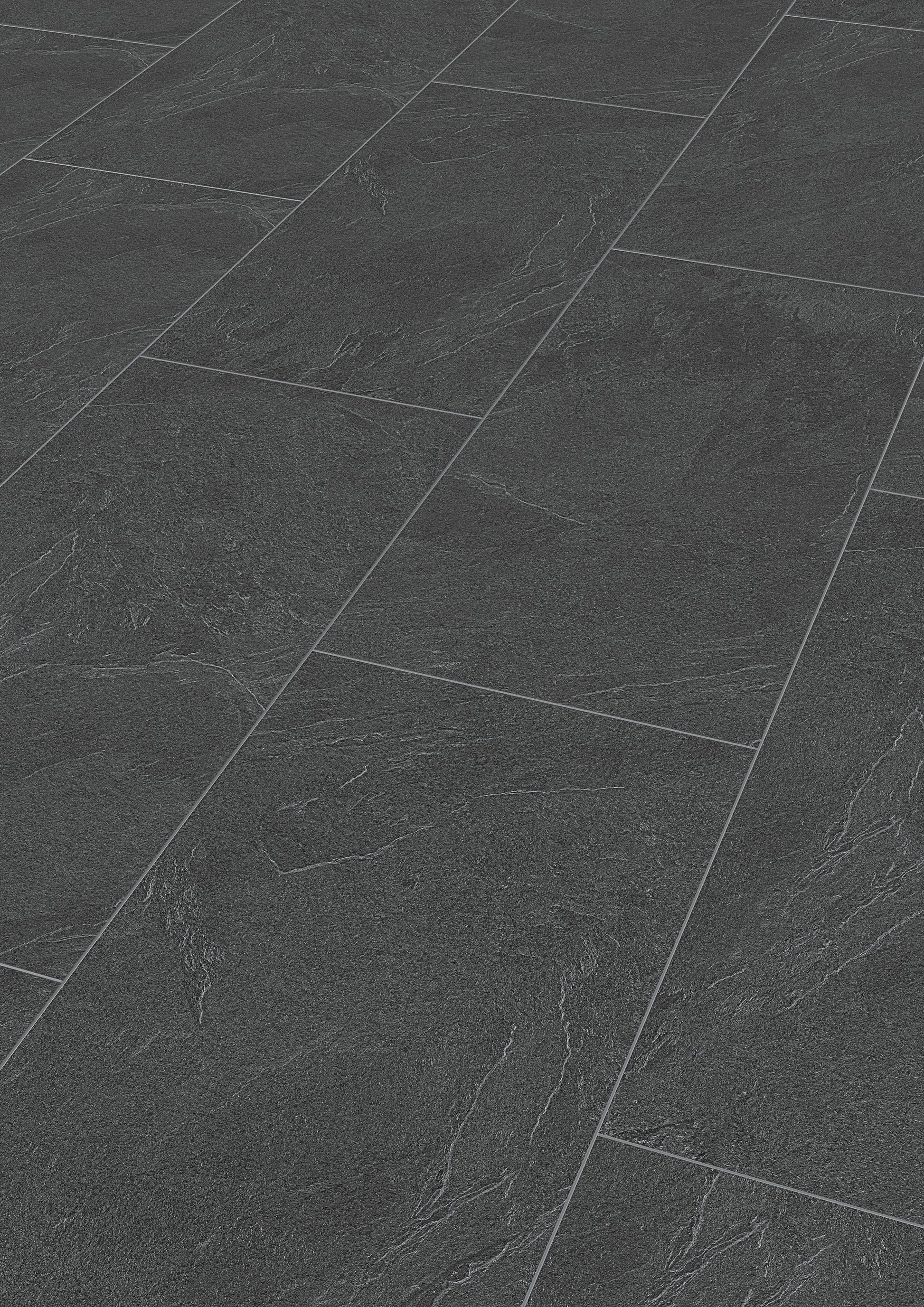 MEISTER | LB 150 | MeisterDesign. laminate | Laminatboden | Schiefer anthrazit | 06137 | Steinporen-Struktur