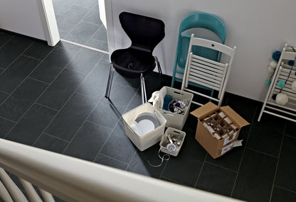 MEISTER | LB 150 | MeisterDesign. laminate | Laminatboden | Schiefer anthrazit | 06137 | Steinporen-Struktur