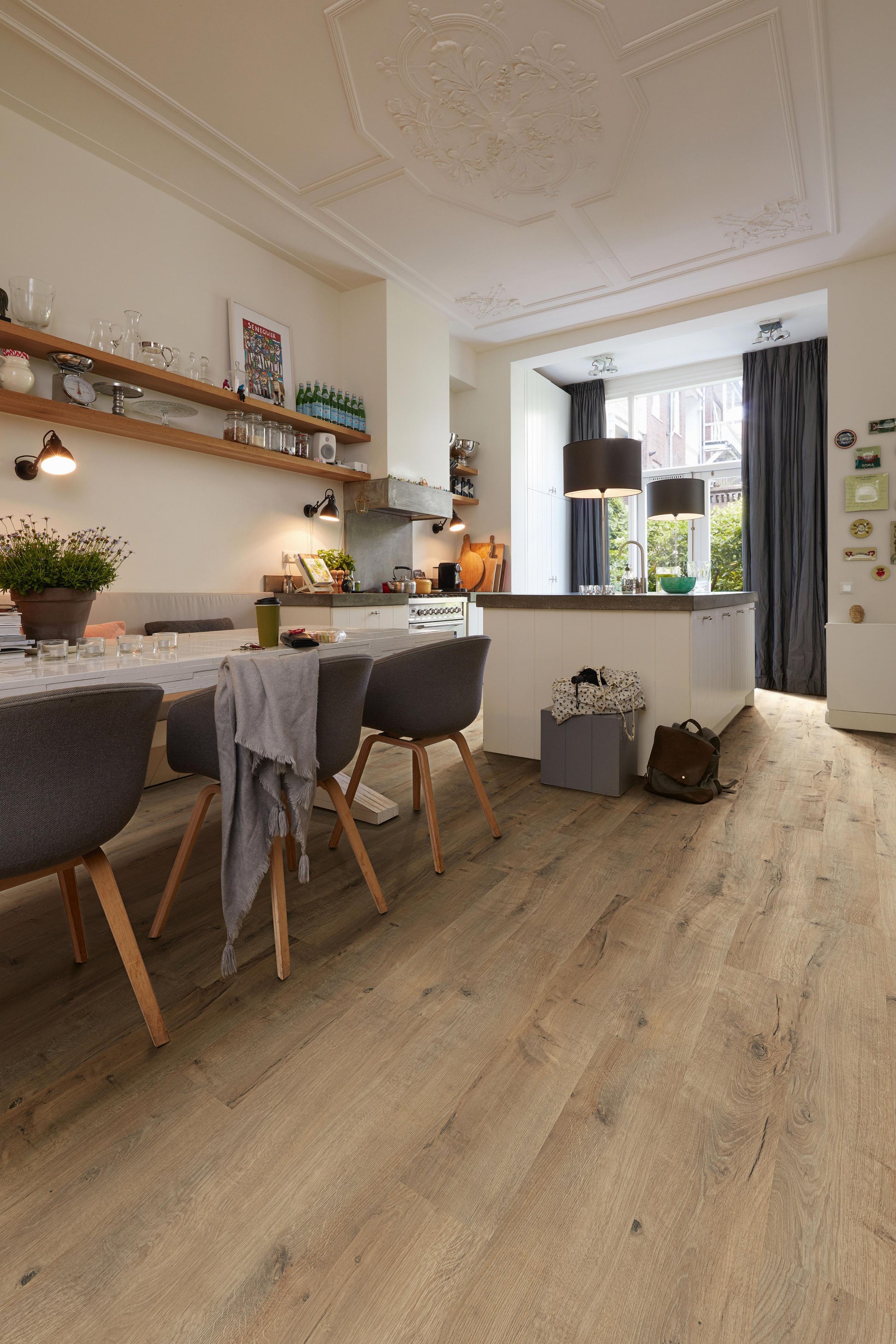 MEISTER | LC 55 S | MeisterDesign. laminate | Laminatboden | Risseiche Terra | 06439 | Woodfinish-Matt-Struktur