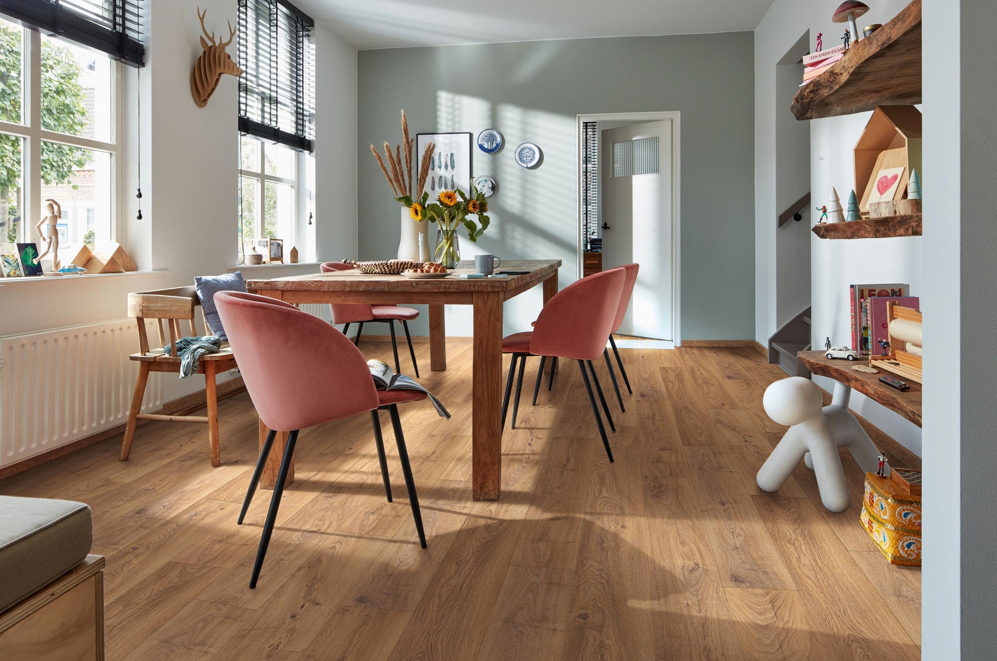 MEISTER | LD 150 | MeisterDesign. laminate | Laminatboden | Eiche Hazelbrook | 07013 | Porensynchron-Struktur