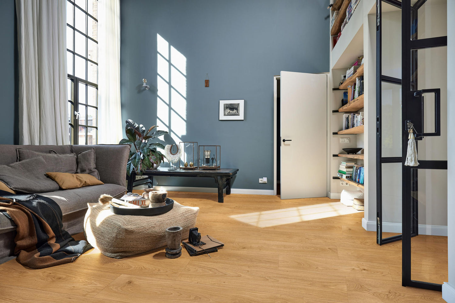 MEISTER | LD 250 | MeisterDesign. laminate | Laminatboden | Ufereiche honig | 07127 | Porensynchron-Struktur