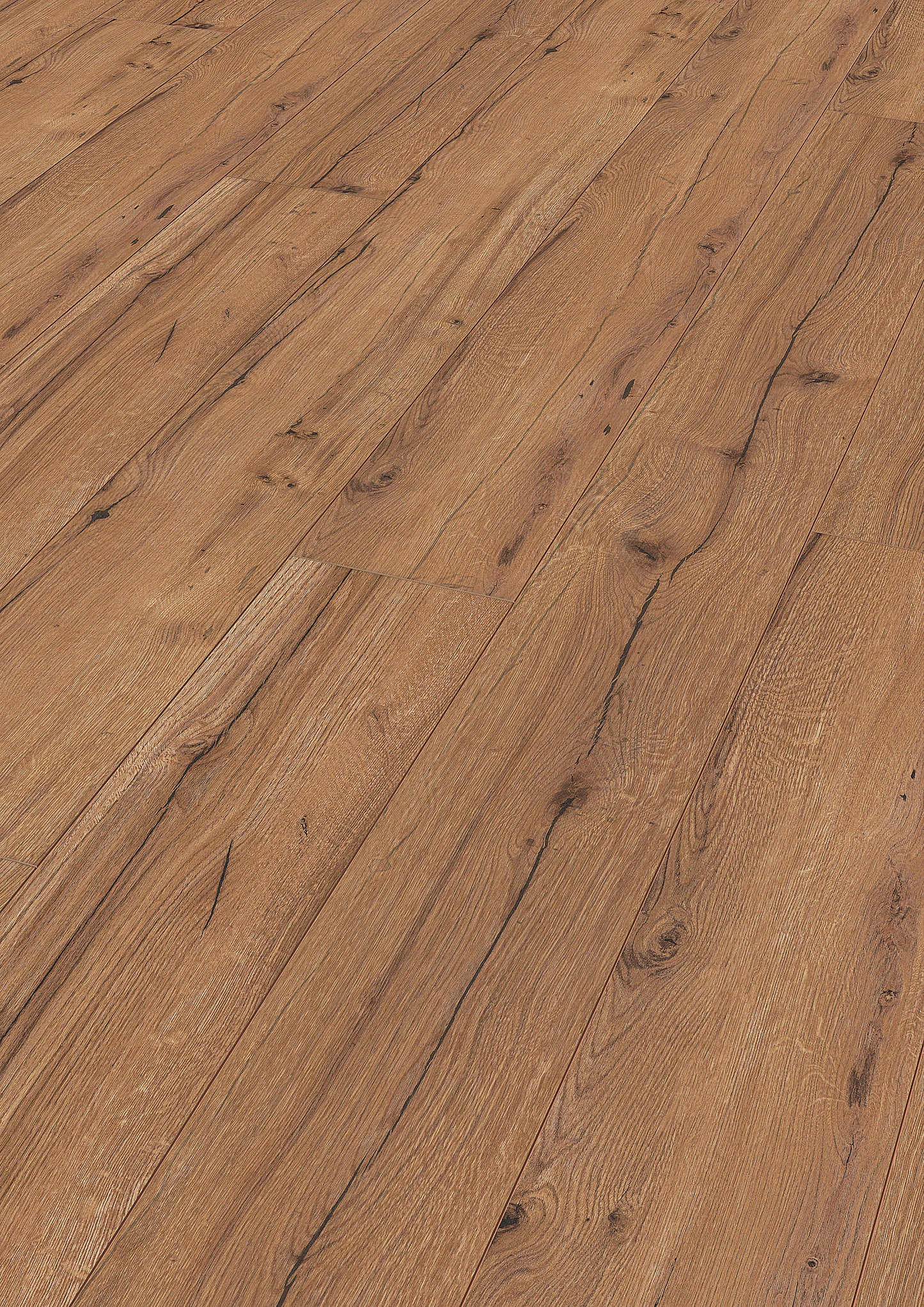 MEISTER | LL 150 | MeisterDesign. laminate | Laminatboden | Eiche rustikal cognac | 06256 | Rohholz-Poren-Struktur