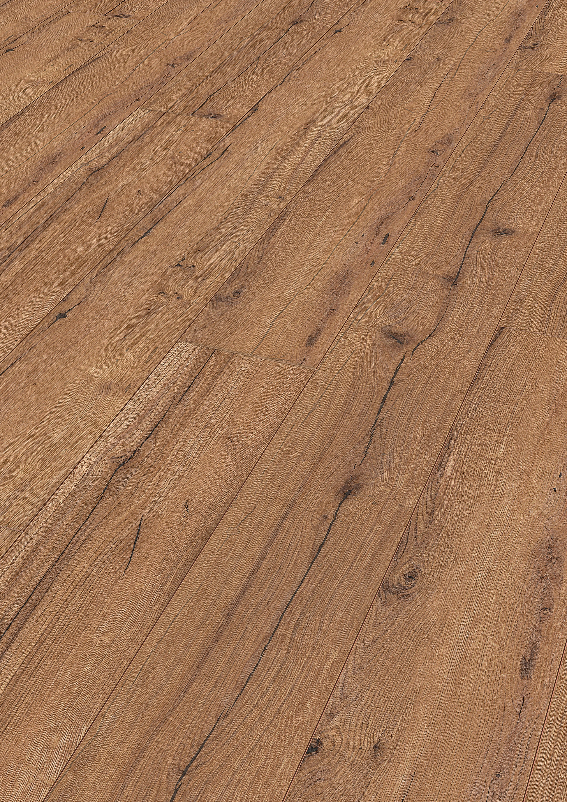 MEISTER | LL 150 | MeisterDesign. laminate | Laminatboden | Eiche rustikal cognac | 06256 | Rohholz-Poren-Struktur