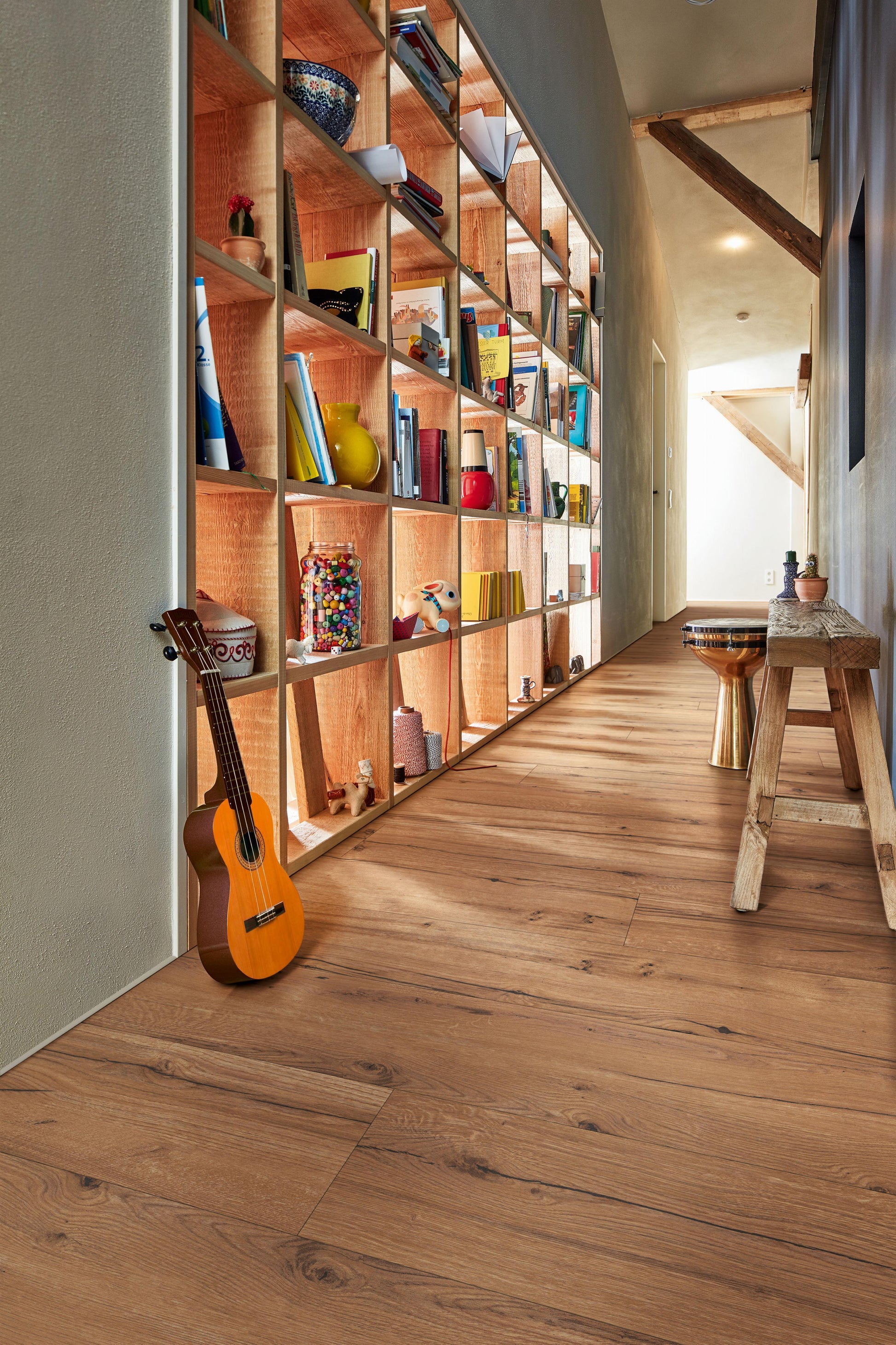 MEISTER | LL 150 | MeisterDesign. laminate | Laminatboden | Eiche rustikal cognac | 06256 | Rohholz-Poren-Struktur