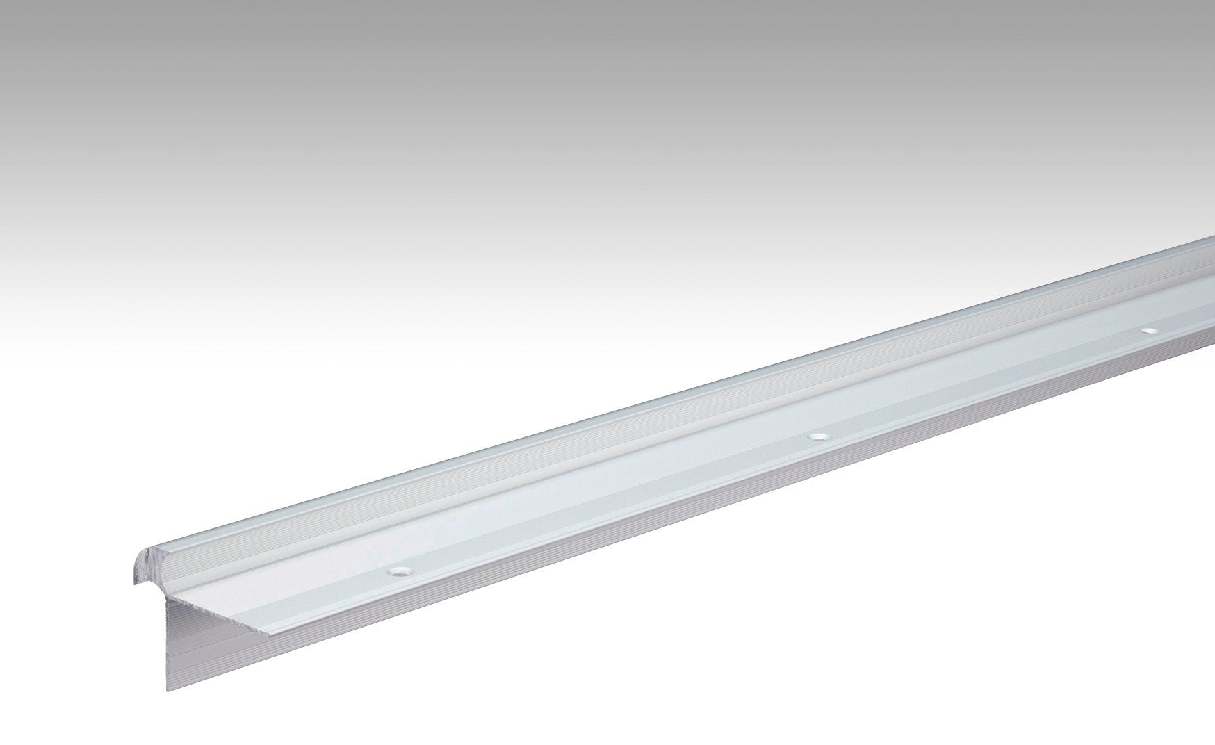 MEISTER | Treppenkantenprofil Typ 11 (10 bis 11 mm) | Aluminiumprofile | Silber eloxiert | 00220