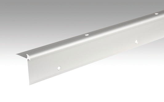 MEISTER | Treppenkantenprofil Typ 5 (5 bis 6 mm) | Aluminiumprofile | Silber eloxiert | 00220