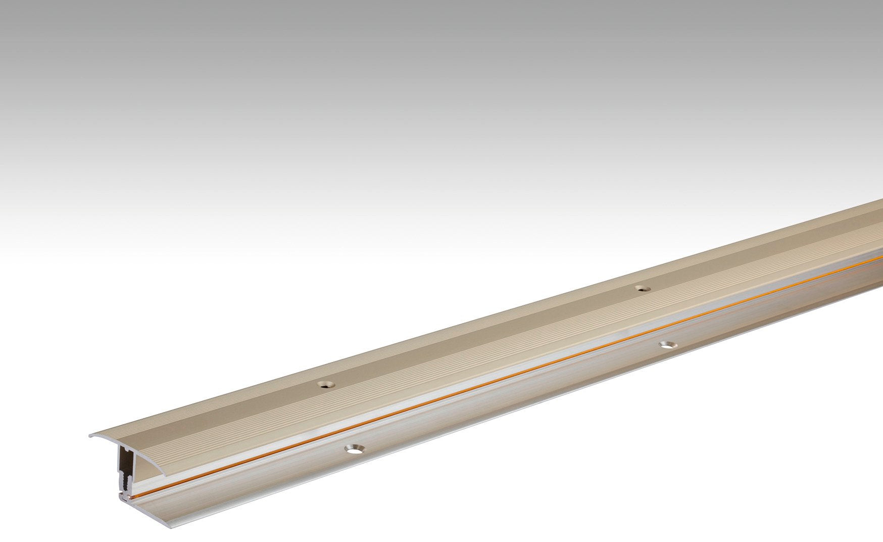MEISTER | Übergangsprofil Flexo Typ 302 (7 bis 17 mm) | Aluminiumprofile | Sand eloxiert | 00230