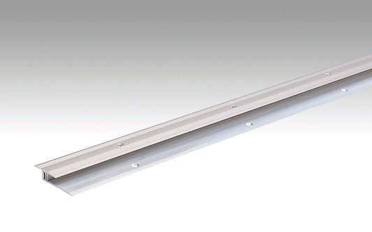MEISTER | Übergangsprofil Typ 202 (6,5 bis 16 mm) | Aluminiumprofile | Edelstahl-Oberfläche | 00340