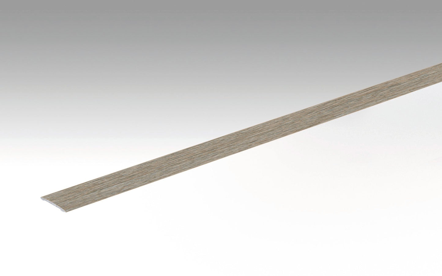 MEISTER | Übergangsprofil Typ 335 SK (selbstklebend) | Aluminiumprofile mit spezialbeschichteter Laminatfolie ummantelt oder Aluminium eloxiert | Altholzeiche lehmgrau | 06986