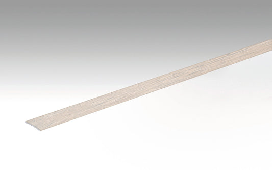 MEISTER | Übergangsprofil Typ 335 SK (selbstklebend) | Aluminiumprofile mit spezialbeschichteter Laminatfolie ummantelt oder Aluminium eloxiert | Eiche arcticweiß | 06995