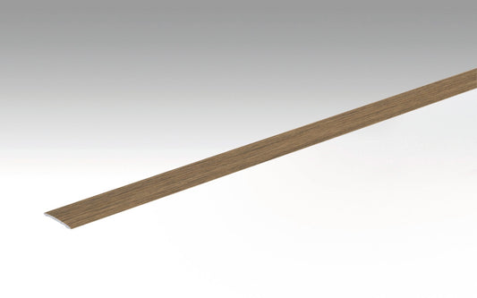 MEISTER | Übergangsprofil Typ 335 SK (selbstklebend) | Aluminiumprofile mit spezialbeschichteter Laminatfolie ummantelt oder Aluminium eloxiert | Kroneiche dunkel | 06848