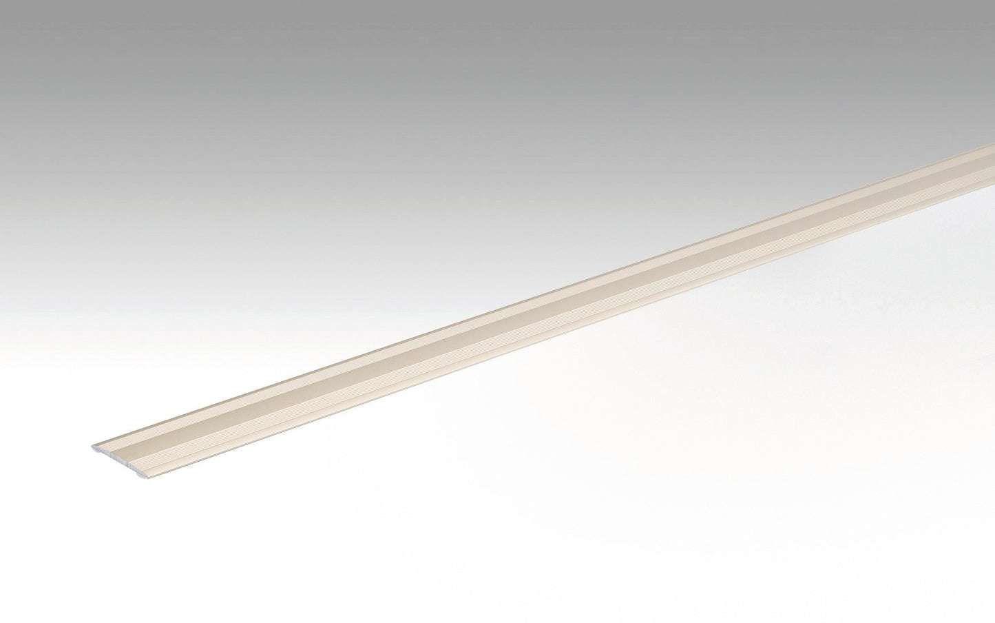 MEISTER | Übergangsprofil Typ 335 SK (selbstklebend) | Aluminiumprofile mit spezialbeschichteter Laminatfolie ummantelt oder Aluminium eloxiert | Sand eloxiert | 00230
