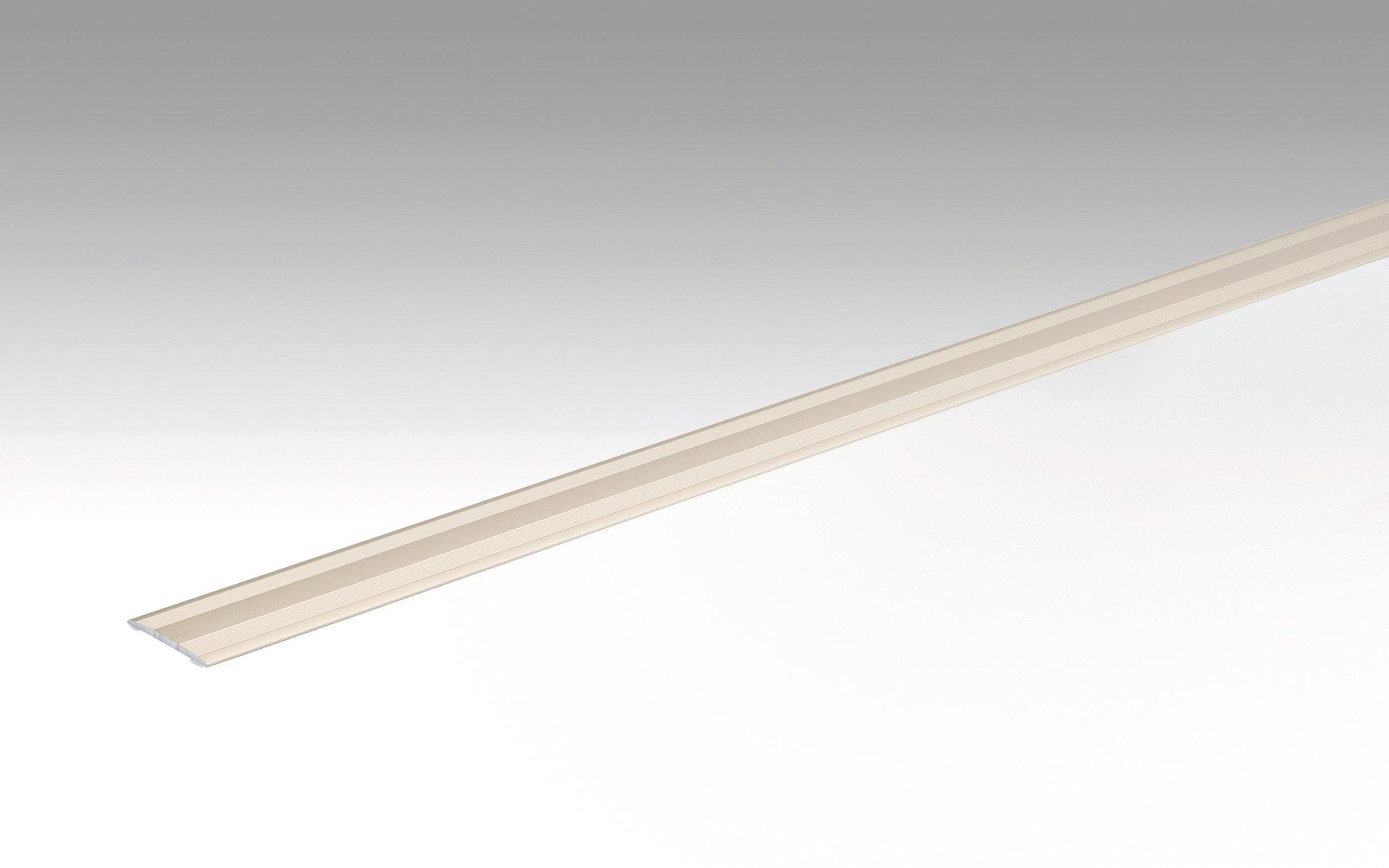 MEISTER | Übergangsprofil Typ 335 SK (selbstklebend) | Aluminiumprofile mit spezialbeschichteter Laminatfolie ummantelt oder Aluminium eloxiert | Sand eloxiert | 00230
