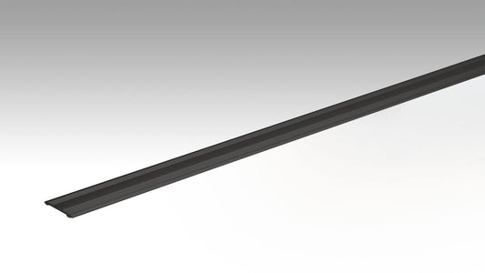MEISTER | Übergangsprofil Typ 335 SK (selbstklebend) | Aluminiumprofile mit spezialbeschichteter Laminatfolie ummantelt oder Aluminium eloxiert | Schwarz eloxiert | 02510