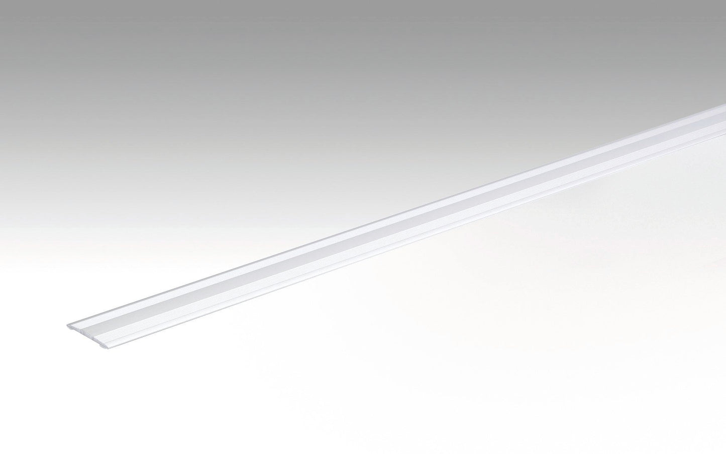 MEISTER | Übergangsprofil Typ 335 SK (selbstklebend) | Aluminiumprofile mit spezialbeschichteter Laminatfolie ummantelt oder Aluminium eloxiert | Silber eloxiert | 00220