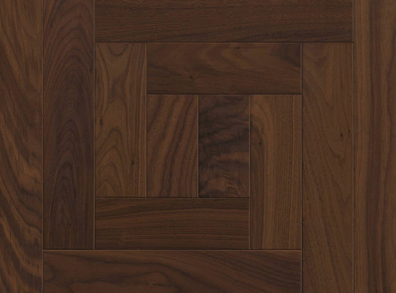 parkettmanufaktur by HARO 18 mm Tafel Loop 4V Amerikanischer Nussbaum oleovera Nut & Feder
