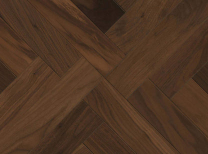 parkettmanufaktur by HARO 18 mm Tafel St. Andrew 4V Amerikanischer Nussbaum oleovera Nut & Feder