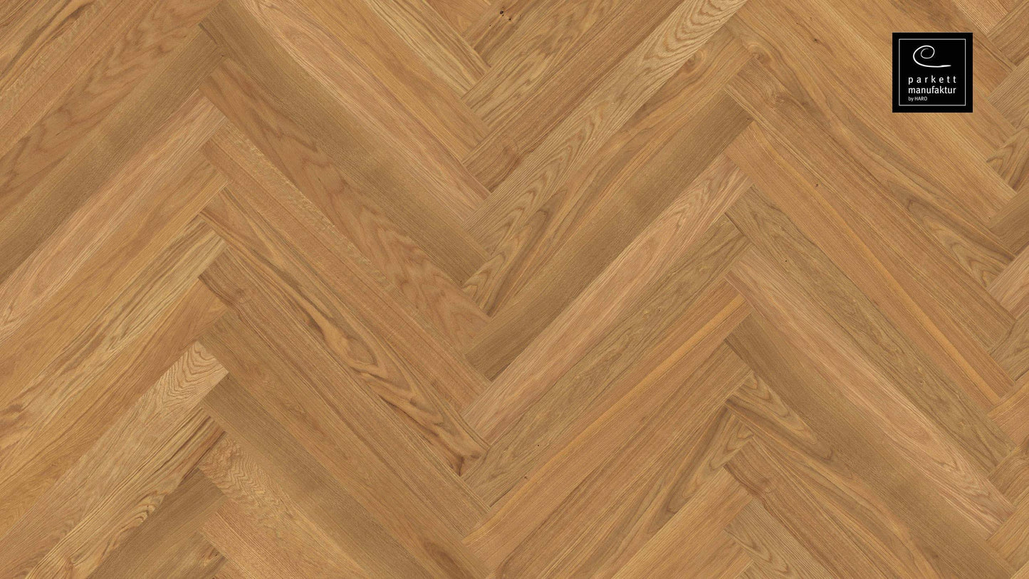 parkettmanufaktur by HARO 4000 Landhausdiele Prestige Eiche Selectiv strukturiert oleovera Nut & Feder