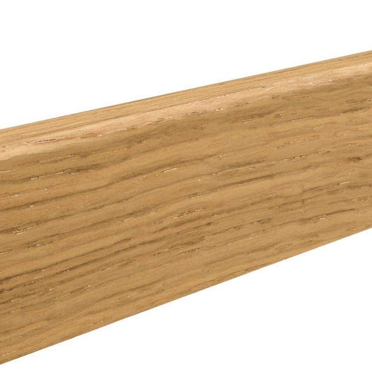 Stecksockelleiste 16x40mm Kubus 2,5m furniert geölt Eiche