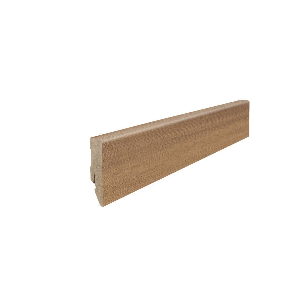 Stecksockelleiste 16x58mm 2,2m MDF-foliert Eiche Provence natur*