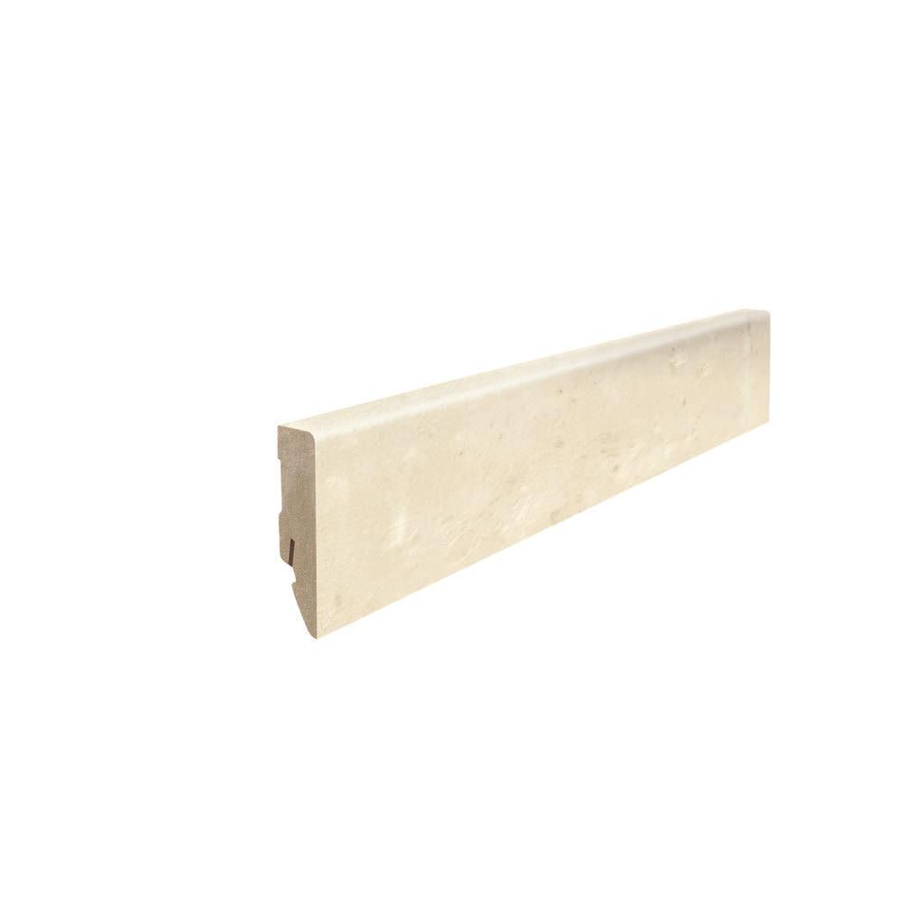 Stecksockelleiste 16x58mm 2,2m MDF-foliert Urban white*