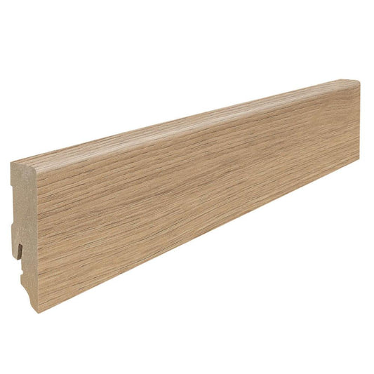 Stecksockelleiste 16x58mm Kubus 2,2m MDF-foliert Eiche Emilia puro*