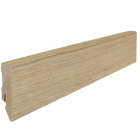 Stecksockelleiste 16x58mm Kubus 2,2m MDF-foliert Eiche Sheffield puro*
