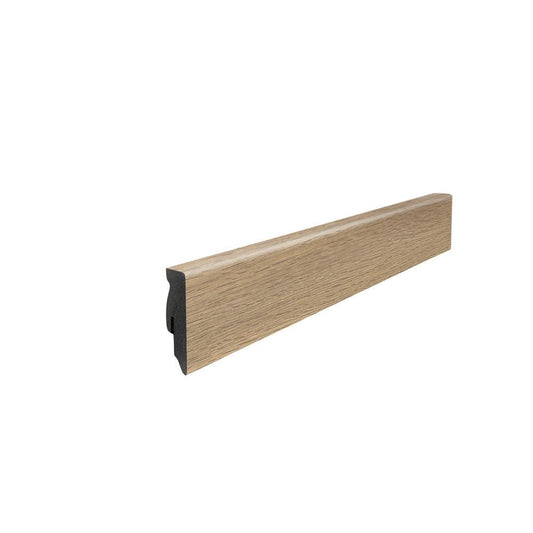 Stecksockelleiste 16x58mm Kubus 2,2m MDF-foliert Eiche Sicilia puro*