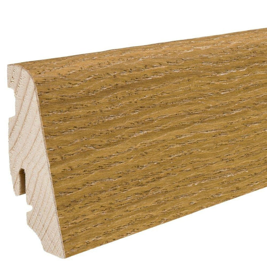 Stecksockelleiste 19x58mm 2,2m furniert geölt Eiche