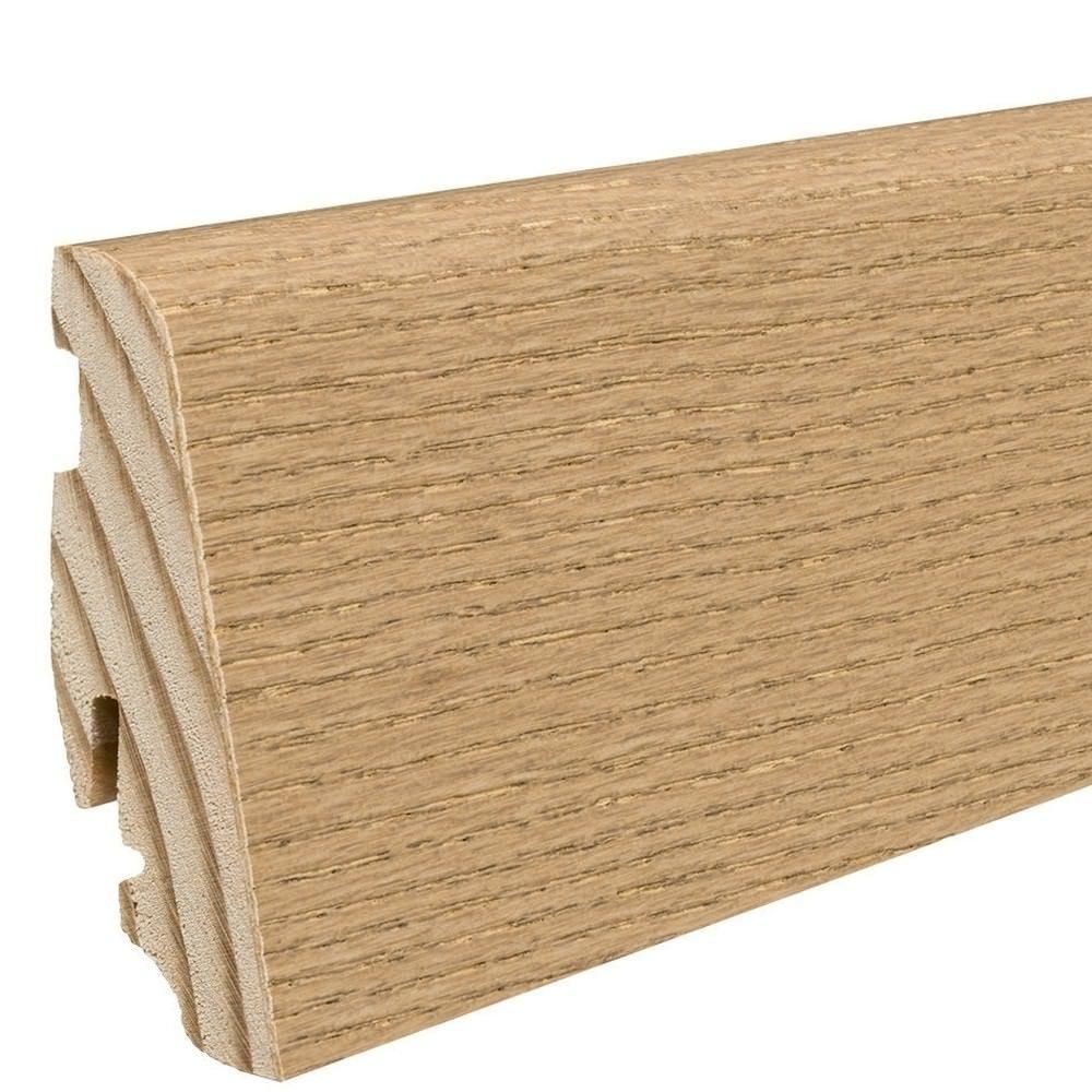 Stecksockelleiste 19x58mm 2,2m furniert geölt Eiche Puro invisible