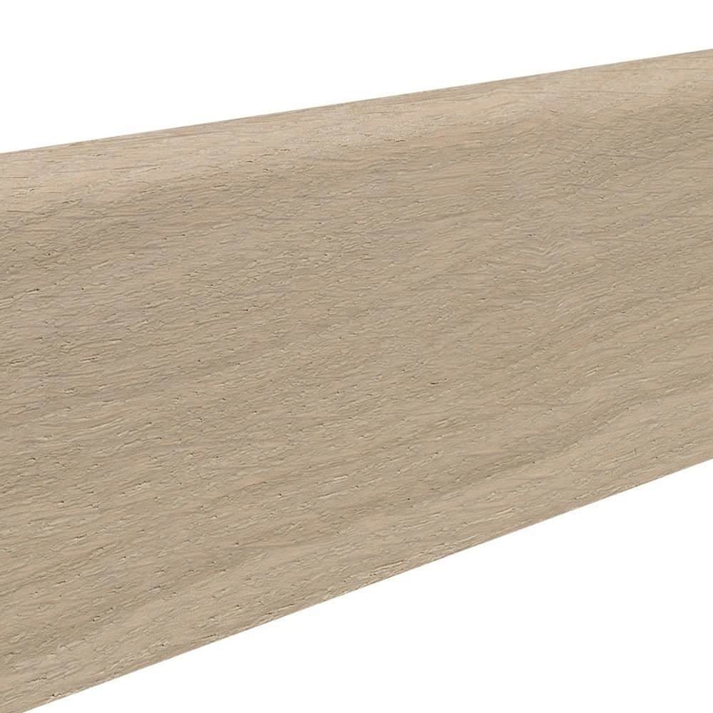 Stecksockelleiste 19x58mm 2,2m furniert geölt Eiche sandgrau