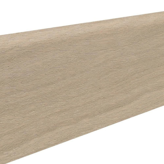 Stecksockelleiste 19x58mm 2,2m furniert geölt Eiche sandgrau