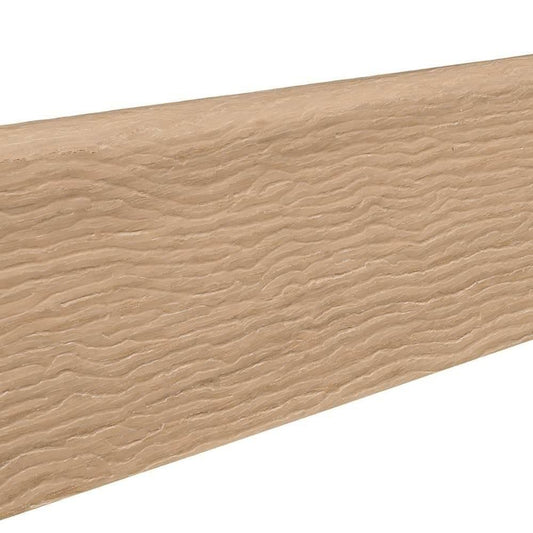 Stecksockelleiste 19x58mm 2,2m furniert geölt Eiche weiß / sand pur