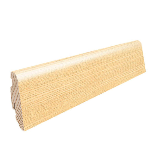 Stecksockelleiste 19x58mm 2,2m furniert geölt Esche invisible