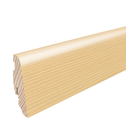 Stecksockelleiste 19x58mm 2,2m furniert geölt Tanne