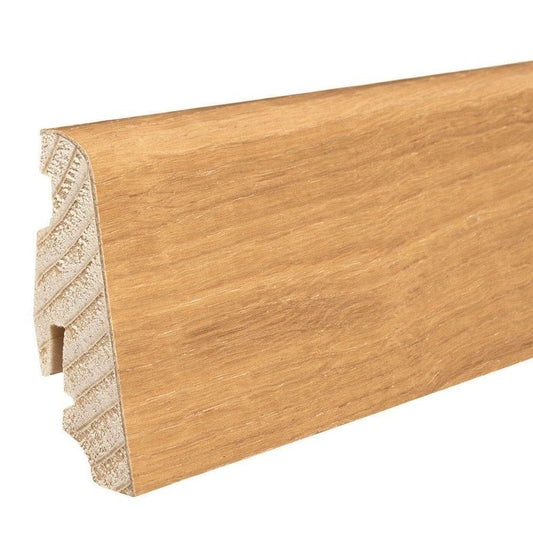 Stecksockelleiste 19x58mm 2,2m furniert matt-versiegelt Eiche